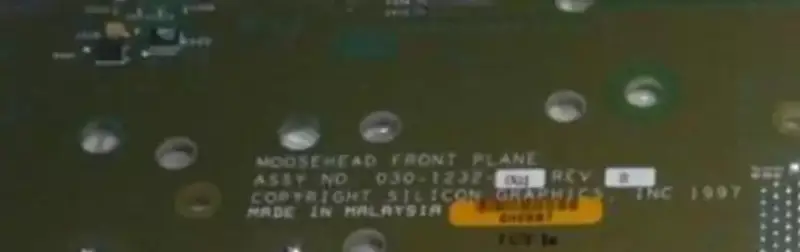 SGI P/N: 030-1232/030-0730 Backplane