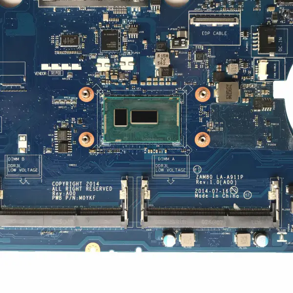 Dell Latitude E5550 ZAM80 LA-A911P Rev:1.0 I7-5600U Hauptplatine