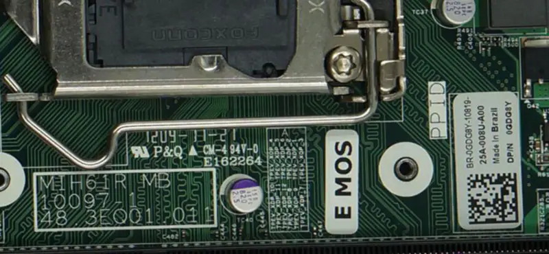 DELL 0GDG8Y GDG8Y Inspiron 620/260S/3010 MIH61R 48.3EQ01.011 Hauptplatine