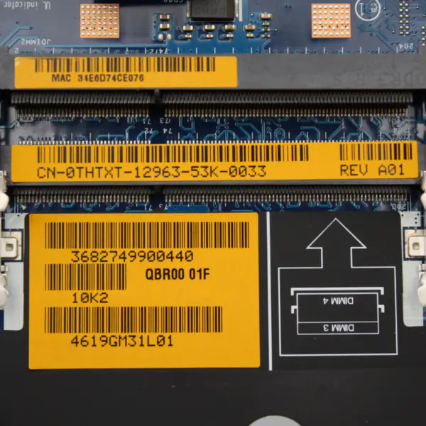 Dell Alien-ware M17x R4 LA-8341P CN-0THTXT Hauptplatine