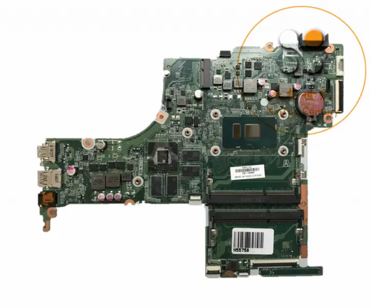 HP Pavilion 15T-AB100 15-AB DAX1BDMB6F0 848007-601 848007-001 Laptop-Motherboard