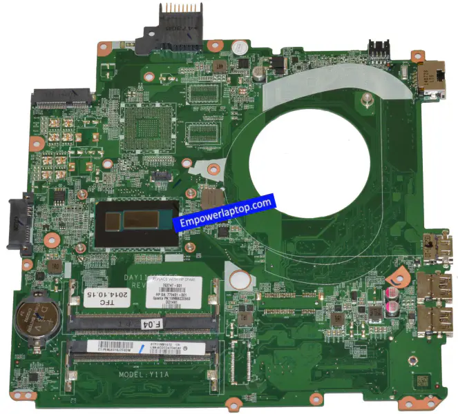 HP 763747-001 763747-501 763747-601 DAY11AMB6E0 mit I5-4210U Motherboard