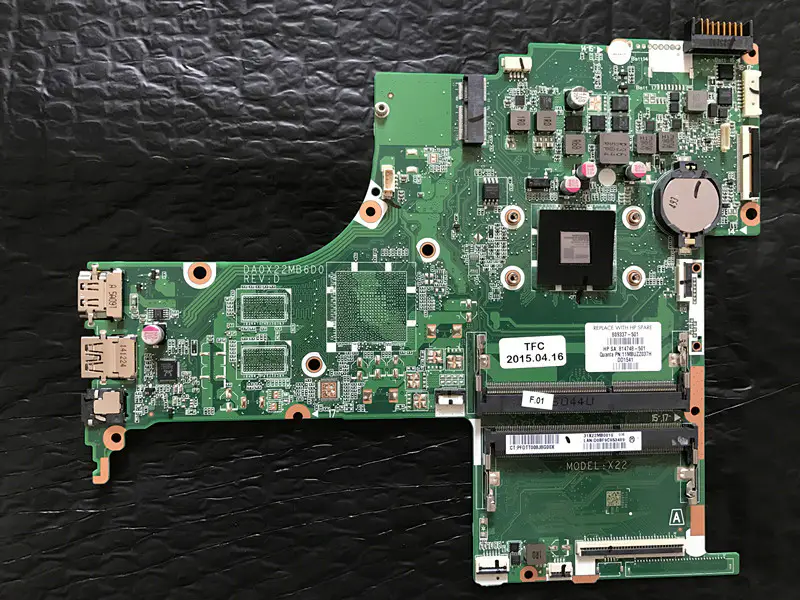 HP 809337-001 809337-501 809337-601 DA0X22MB6D0 Hauptplatine