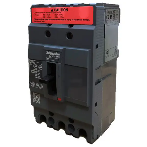 3-poliger Schutzschalter mit Panzergehäuse Easypact EZC100B 3P30A