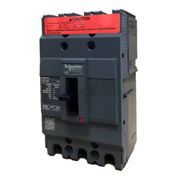 Schneider 3-poliger Schutzschalter mit Panzergehäuse Easypact EZC100B 3P40A
