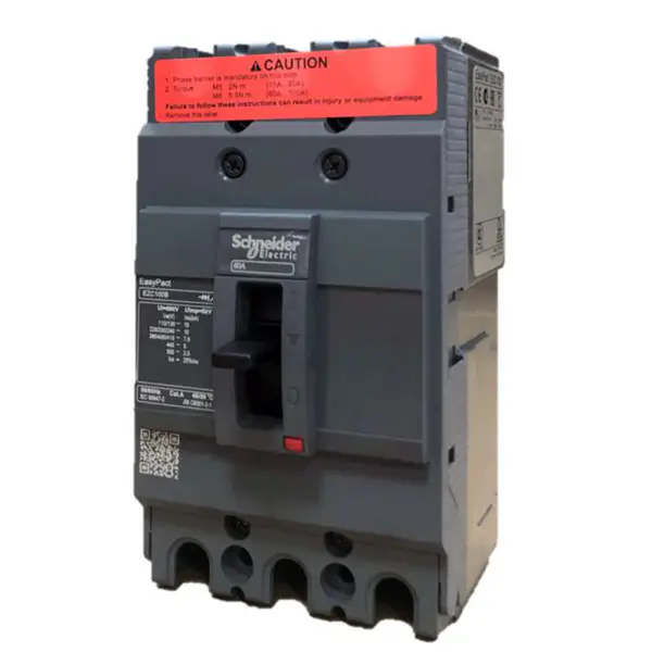 3-poliger Schutzschalter mit Panzergehäuse Easypact EZC100B 3P60A