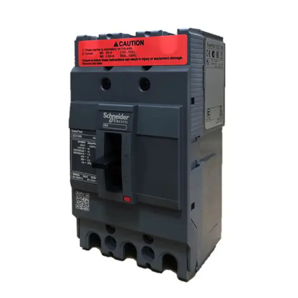 3-poliger Schutzschalter mit Panzergehäuse Easypact EZC100B 3P50A