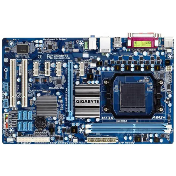 Gigabyte GA-780T-D3L 780T-D3L 760G AM3+ ATX-Motherboard