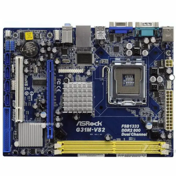 Asrock G31M-VS2 G31M G31 LGA775 Micro-ATX Hauptplatine