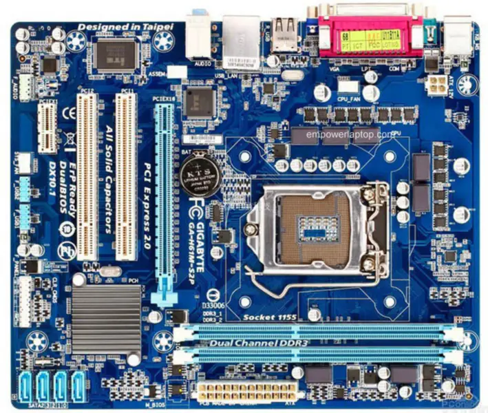 Gigabyte GA-H61M-S2P H61 LGA 1155 Micro-ATX-Motherboard