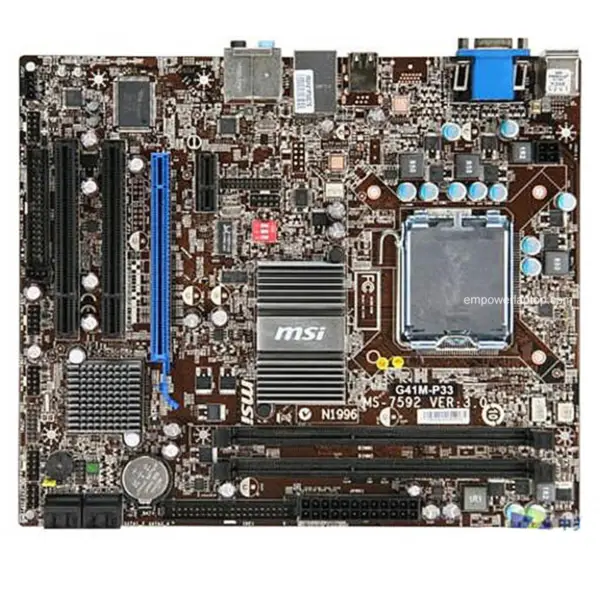 MSI G41M-P33 G41 LGA 775 Micro-ATX-Motherboard