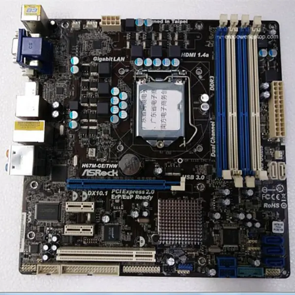 Asrock H67M-GE Hauptplatine LGA1155 Micro ATX