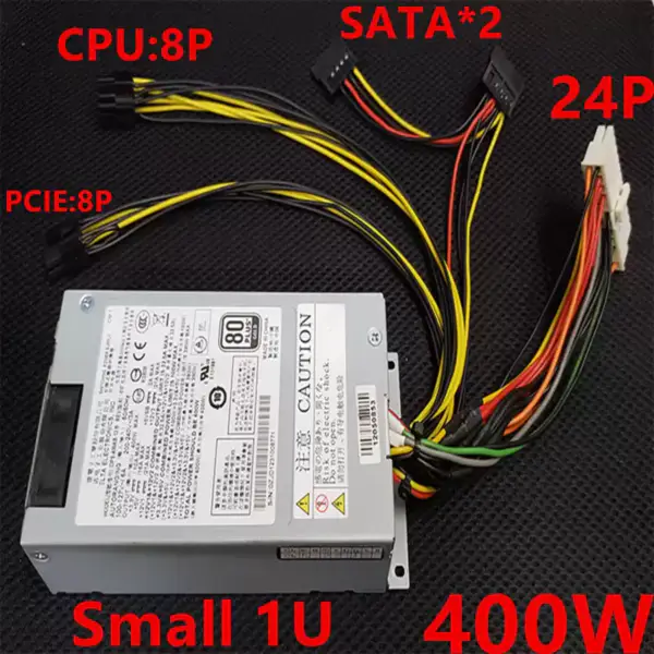 Netzteil für FSP 80plus Gold Flex ITX LOLI GEN8 NAS Small 1U K39 S3 M24 400W Schaltnetzteil DPS-400AB