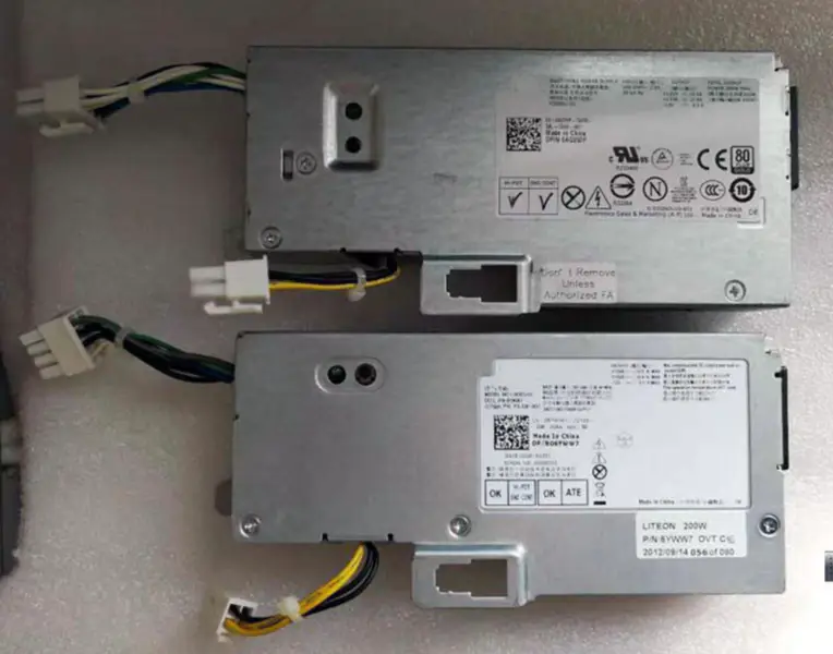 200W Netzteil für Dell OptiPlex 790 990 7010 9010 USFF PSU F200EU-00 L200EU-00 C0G5T 1VCY4 KG1G0 6FG9T