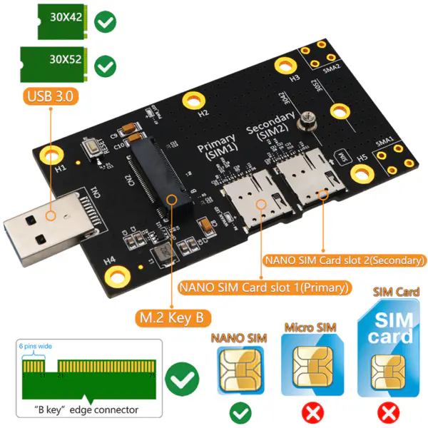 50PCS/LOT IPEX4 zu RP-SMA/Imhf4 zu SMA Buchse wasserdicht Pigtail Wifi Kabel für 4G 5G Wireless Modul für sim8202g/RM500Q-AE