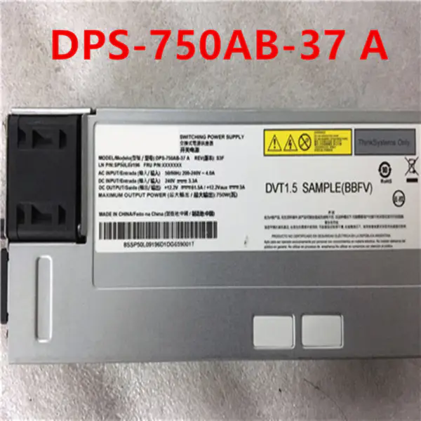 95% IBM X3650M5 750W Schaltnetzteil DPS-750AB-37 A