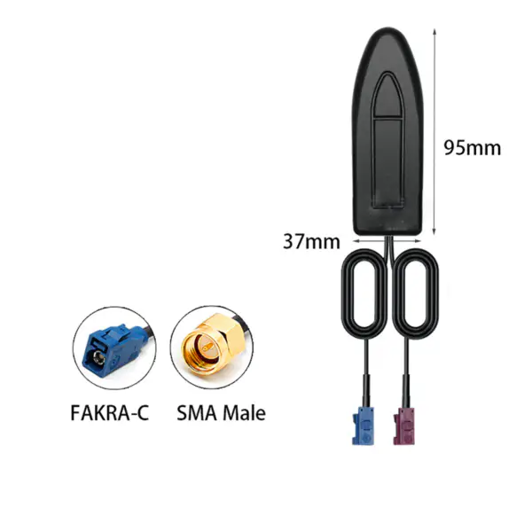 4G High Gain Outdoor wasserdichte Patch Antenne Router Netzwerkkarte LTE Modul SMD Antenne Signalempfänger RG174 1m SMA Stecker