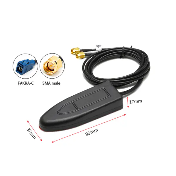 4G High Gain Outdoor wasserdichte Patch Antenne Router Netzwerkkarte LTE Modul SMD Antenne Signalempfänger RG174 1m SMA Stecker