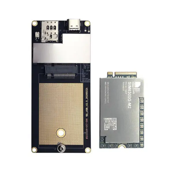 2PCS SIMCOM A7682E 4G Cat1 Modul LTE-FDD/GSM/GPRS/EDGE Unterstützung FOTA LBS SSL B1/B3/B5/B7/B8/B20 kompatibel mit SIM800C, SIM868