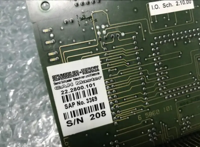 SCHUSSLER TECHNIK 5860 101 22.2800.101CNA MASTER Industrie-Motherboard