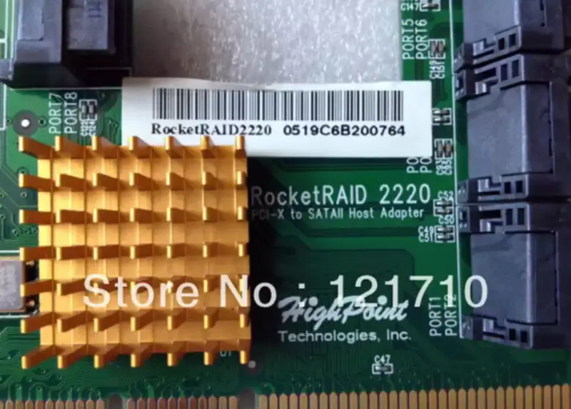 Highpoint Highpoint RocketRAID 2220 PCI-X Schnittstelle zu SATA II Host Adapter Industrie-Motherboard