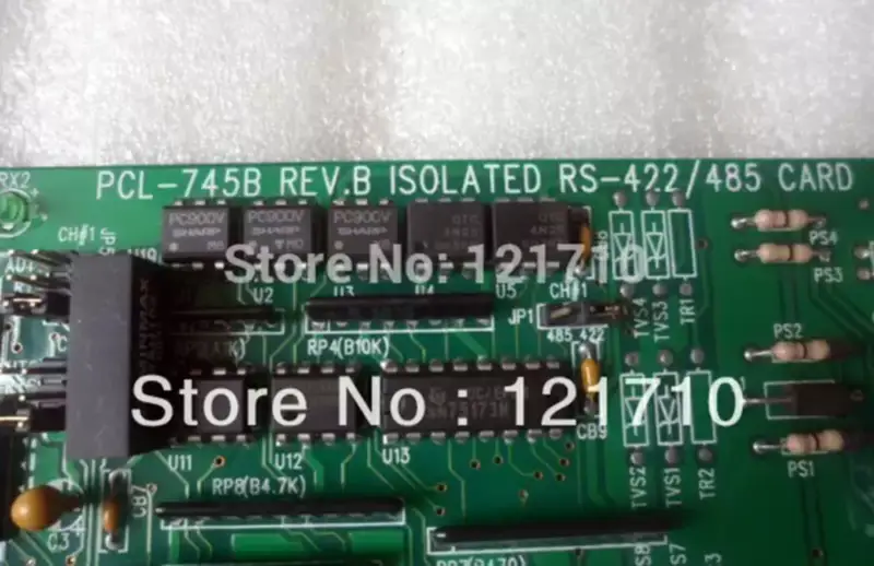 EVOC PCL-745B REV.B ISOLTED RS-422 485 CARD ISA-Schnittstelle Industrie-Motherboard
