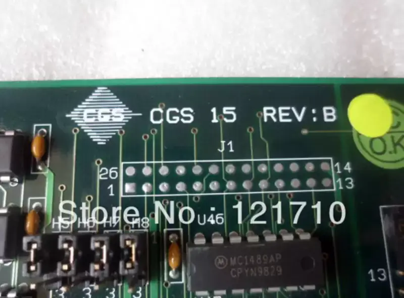 CGS CGS 15 REV:B ISA-Schnittstelle mit einem Monat Garantie Industrie-Motherboard