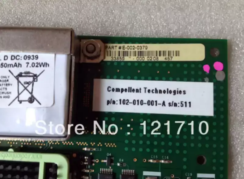 Compellent Speicherteile E-002-0379 102-010-001-A CARD Industrie-Motherboard