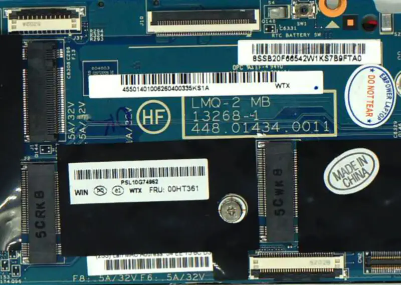 Lenovo X1 Carbon LMQ-2 13268-1 Hauptplatine mit i7-5600U 8G