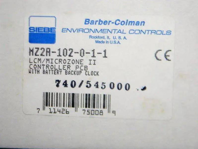 Barbier Colman MZ2A-102-0-1-1