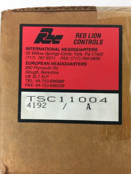Red Lion-Steuerungen TSC11004