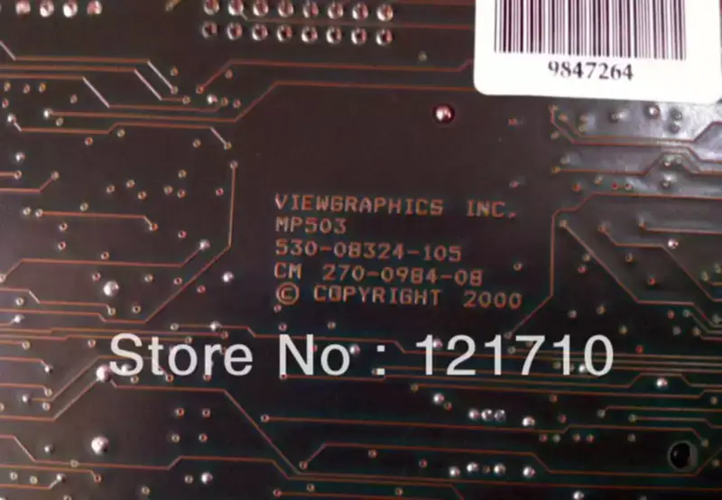 VIEWGRAPHICS VIEWGRAPHICS MP503 505 530-08324-105 CM 270-0984-08 Industrie-Motherboard