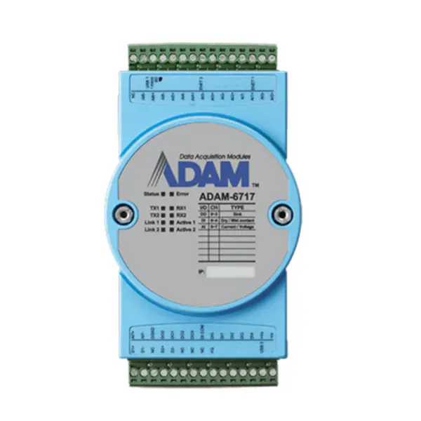 Advantech ADAM-6717 Intelligentes E/A-Gateway mit Analogeingang