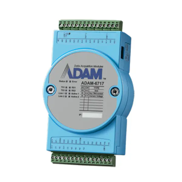 Advantech ADAM-6717 Intelligentes E/A-Gateway mit Analogeingang