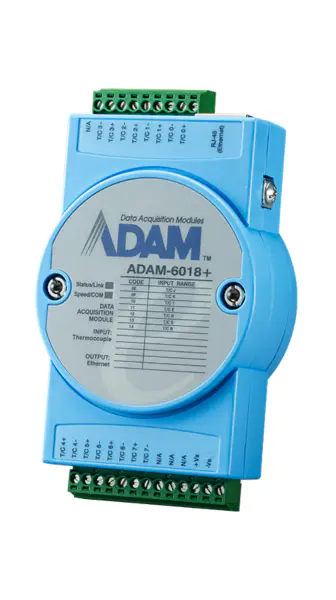 Advantech ADAM-6018+ 8Thermoelemente IoT Modbus/SNMP/MQTT Ethernet Remote I/O