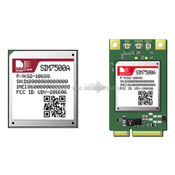 SIMCOM SIM7500X Multiband Funkkommunikationsmodul GNSS GPRS Modul SIM7500E SIM7500A SIM7500V SIM7500JE SIM7500SA