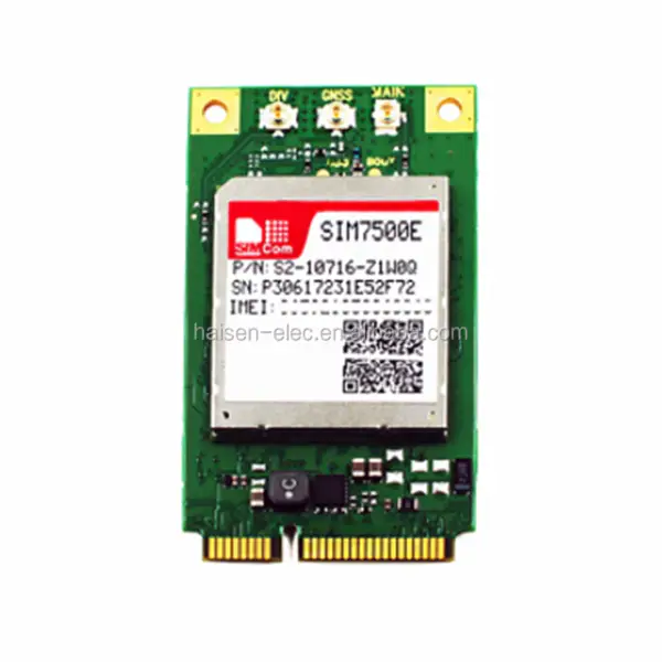 4G LTE Cat 1 Modul SIM7500-PCIE Serie Multiband GSM GPRS EDGE GNSS Funkmodul SIM7500A-PCIE SIM7500E-PCIE SIM7500JE-PCIE