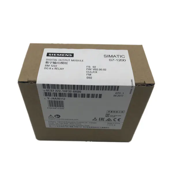 Siemens SPS-Baugruppe 6ES7222-1HF32-0XB0 SIMATIC S7-1200 Digitaler Ausgang SM 1222, 8 DO Relais 2 A