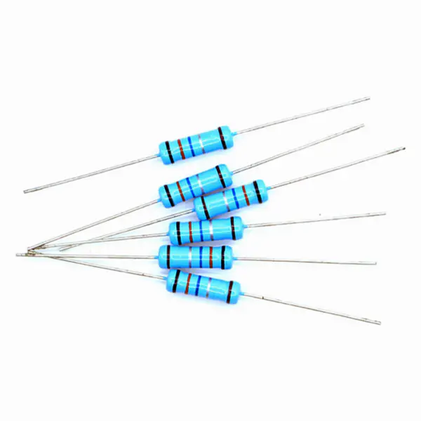 1/2/4W Metallfilmwiderstand 0R-22M 1% Toleranz 1R 1.8R 2.7R 3.9R 5.6R 10R 13R 22R 43R 62R 91R 10 Ohm Elektronikwiderstand