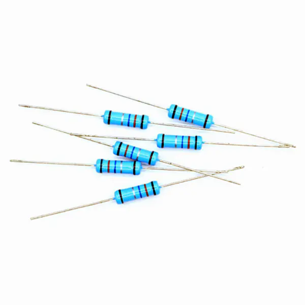 1/2/4W Metallfilmwiderstand 0R-22M 1% Toleranz 1R 1.8R 2.7R 3.9R 5.6R 10R 13R 22R 43R 62R 91R 10 Ohm Elektronikwiderstand