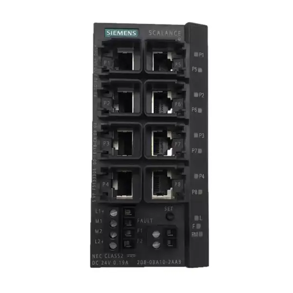 Siemens Switch 6GK5208-0BA10-2AA3 SCALANCE X208 managed IE Switch