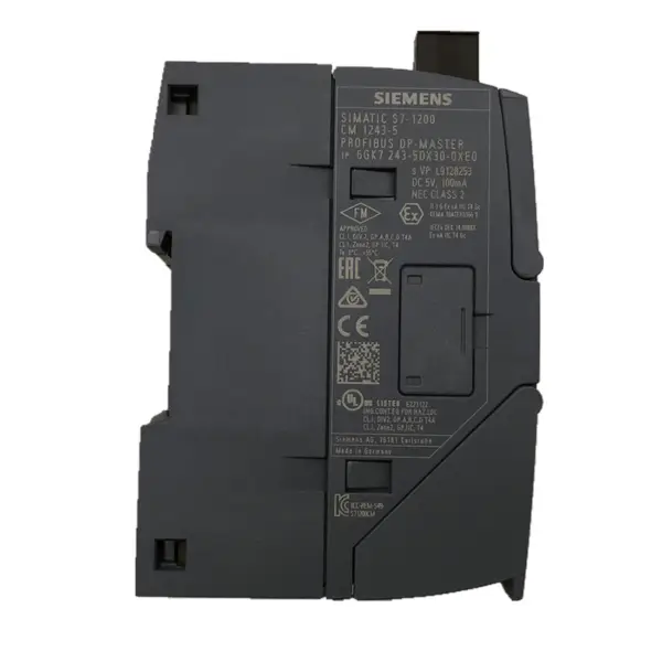 6GK7243-5DX30-0XE0 Kommunikationsmodul CM 1243-5 zum Anschluss von SIMATIC S7-1200 an PROFIBUS als DP-Master-Modul