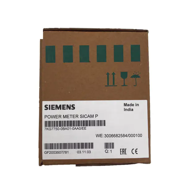 7KG7750-0BA01-0AA0 Siemens Leistungsmessgerät SICAM P50 Direktanzeige-Bedienfeld mit Grafikdisplay
