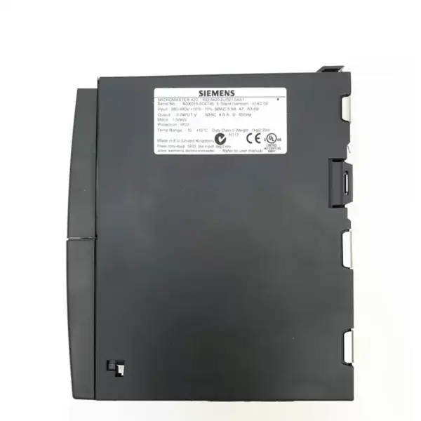 Siemens MICROMASTER 420 1,5KW 6SE6420-2UD21-5AA1