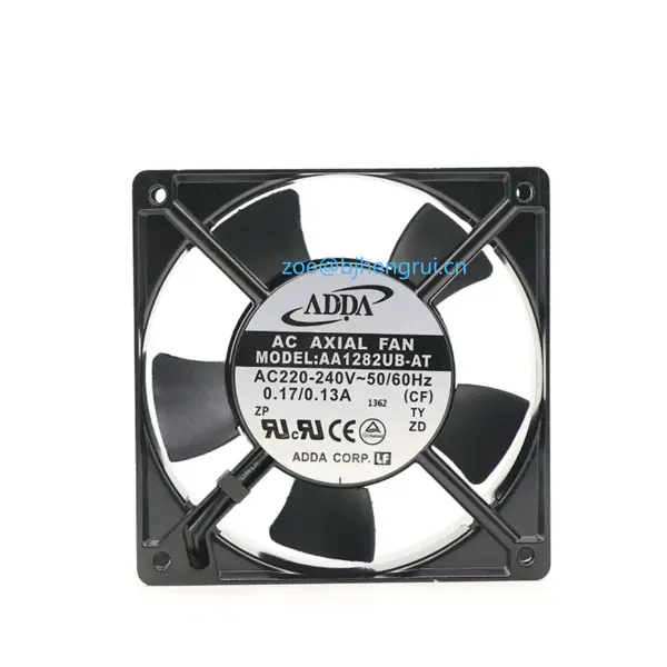 ADDA AA1282UB-AT AA Serie 2700 RPM 120 x 120 x 38 mm 111.9 CFM 220-240 V Kugelgelagerter AC Lüfter