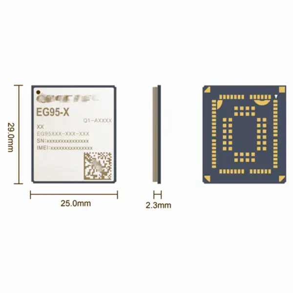 4G LTE Cat4 Funkmodul EG95E GSM GPS GPRS Module EG95EFB-512-SNND EG95ECGA-128-SGNS