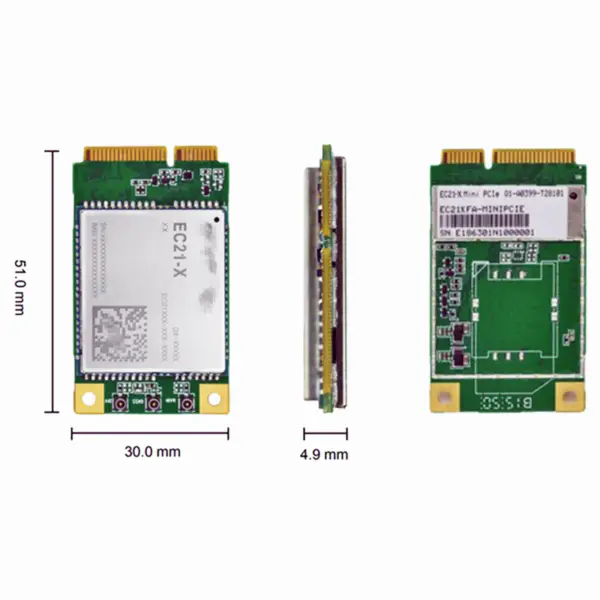 LTE Cat 1 Modul EC21 Mini PCIe 4G IOT Funkkommunikationsmodule EC21-E-MINIPCIE EC21EFA-MINIPCIE