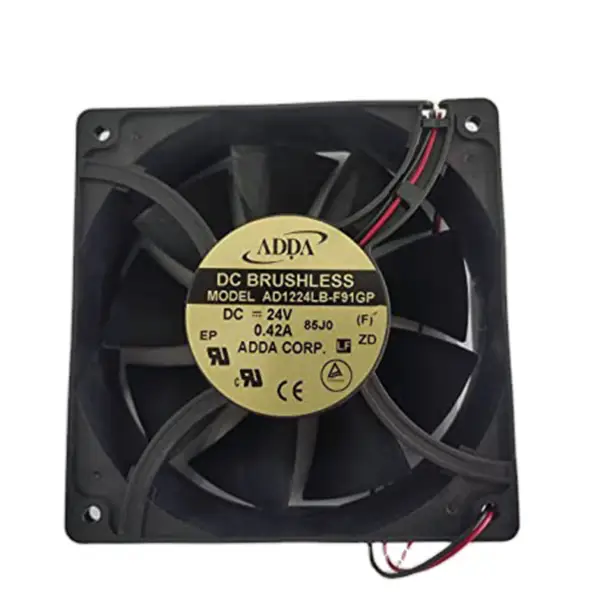 ADDA AD1224LB-F91GP 12038 24VDC 0.42A 2-Wire Inverter Cooling Fan