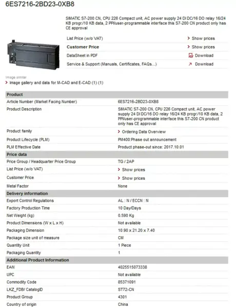 Siemens-Baugruppe SPS 6ES7901-3CB30-0XA0 6ES79013CB300XA0