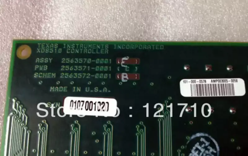 XDS510 CONTROLLER-Platine 2563571-0001 101-000-057B AMP003005-0058 TI JTAG Industrie-Motherboard
